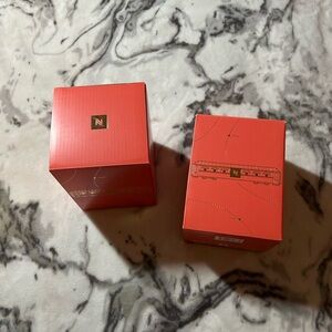 brand new Nespresso festive barista glass x2